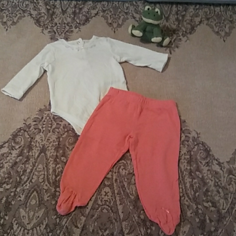Long Sleeve Onesie with Footed Bottoms